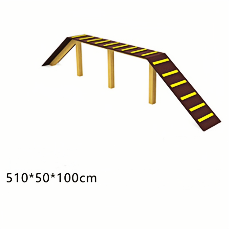dog agility training bridge climb