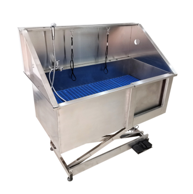Stainless Steel Dog Grooming Bathtub