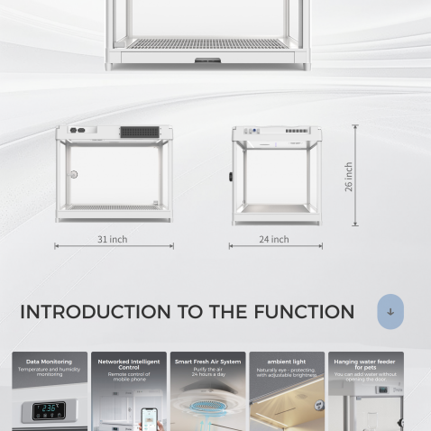 Smart Pet Cabin for Live Animal Display