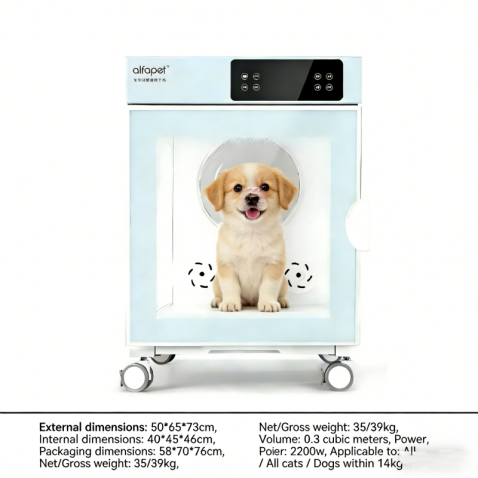 Boîte de séchage automatique pour chiens