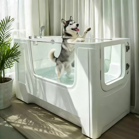 Baignoire spa pour grand chien