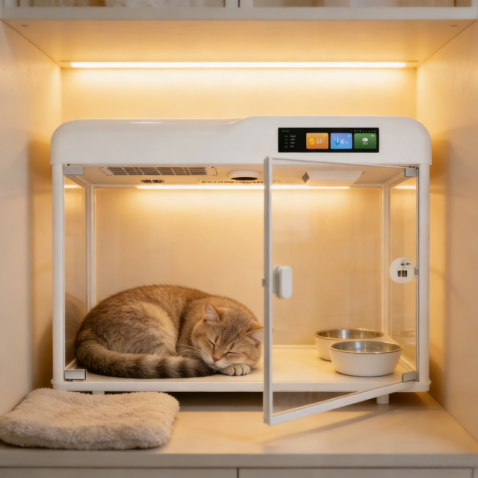 Cabine intelligente pour chat USMILEPET Y01M