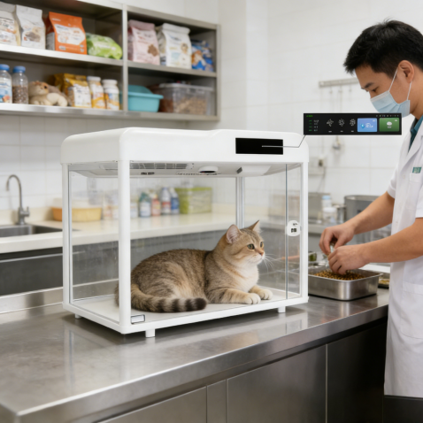 Cabine intelligente pour chat USMILEPET Y01M