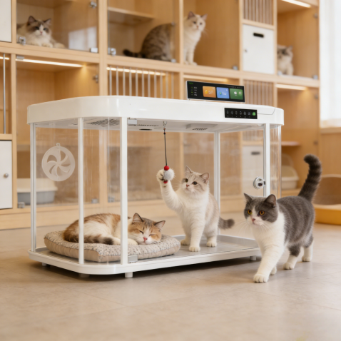 Cabine intelligente pour chat USMILEPET Y01S