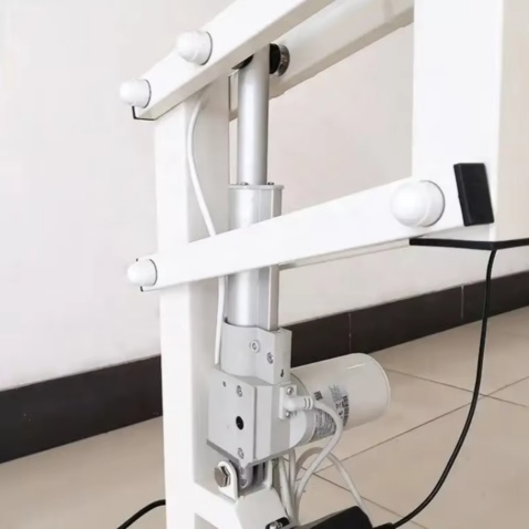 Table de toilettage ronde électrique à LED avec système de levage pour chiens