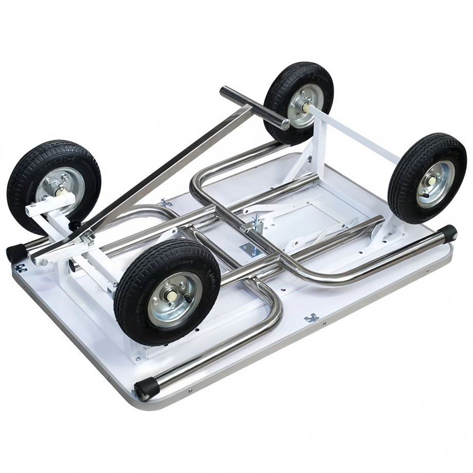 Foldable Dog Grooming Table with Wheels
