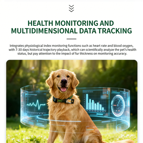 Smart Pet Tracker with Health Monitoring