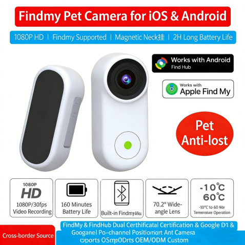 Smart GPS Pet Tracker with Camera