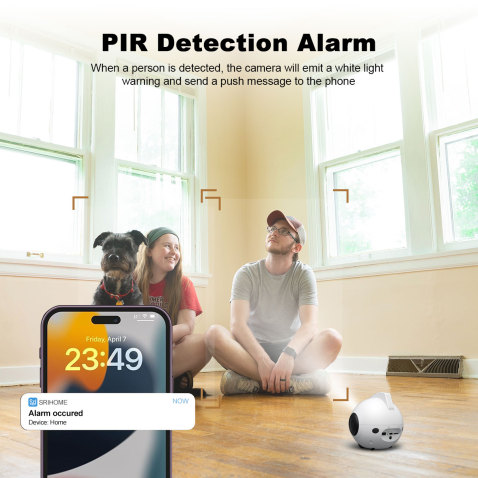 Smart Pet Toy AI Robot with 1440P Camera