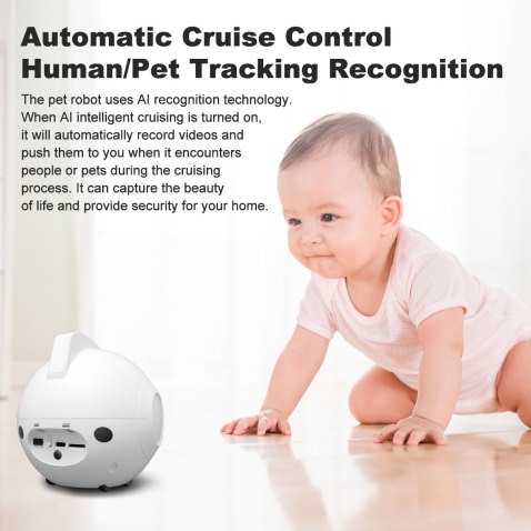 AI Smart Pet Robot with Camera