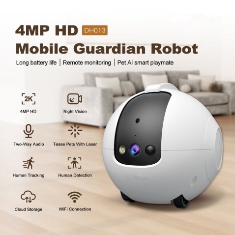 AI Smart Pet Robot with Camera