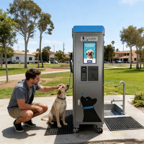 Self-Service Dog Washing Machine