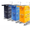 Pet Exhibition Cage Trolley with Grooming Table