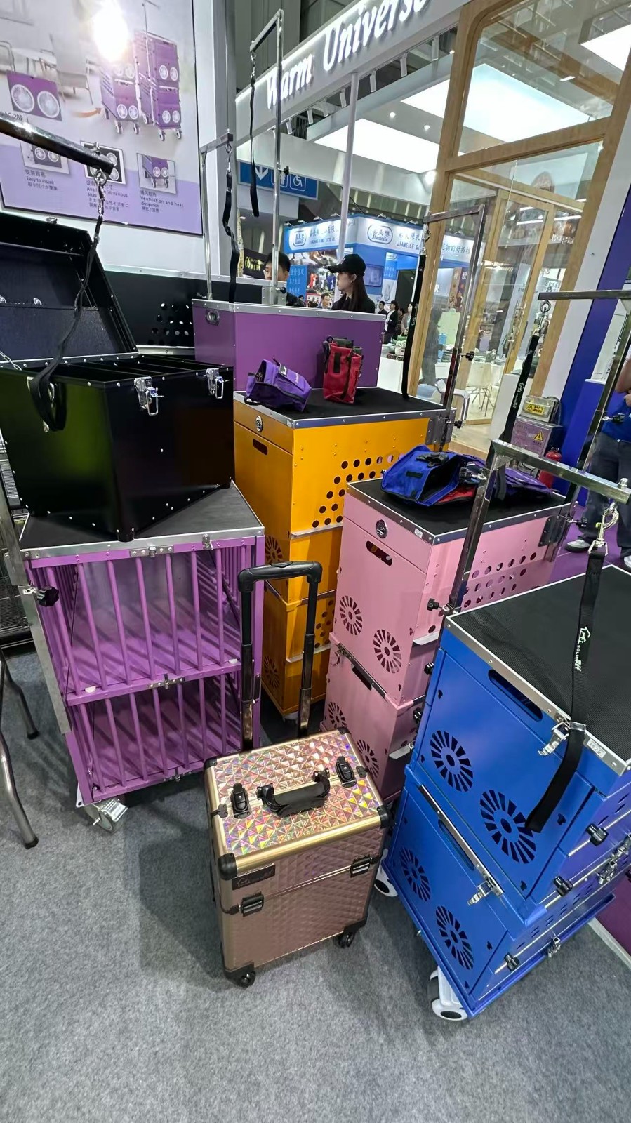 Pet Transport Trolley with Drawer