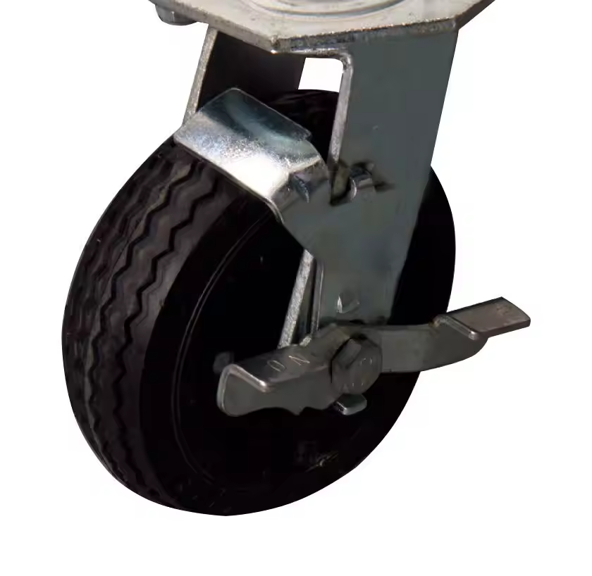 Aluminum 4 Compartment Pet Show Cage Trolley