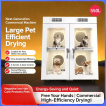 4 Zone Commercial Pet Drying Cabinet