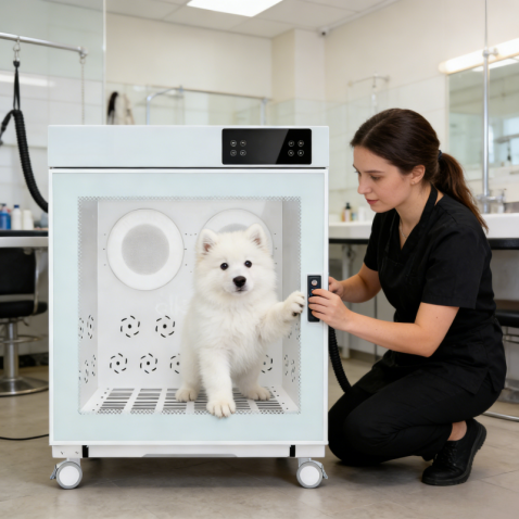 Boîte de séchage automatique pour chiens