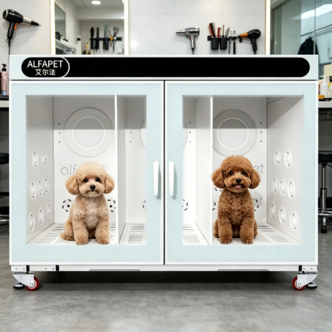 3-Compartment Pet Dryer Cabinet