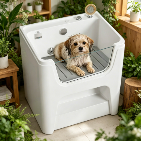 Acrylic Pet Spa Bathtub
