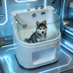 Mini Acrylic Pet Spa Bathtub