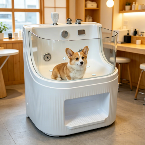 Mini Acrylic Pet Spa Bathtub