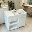 Pet Spa Tub with Built-In Dryer Slot