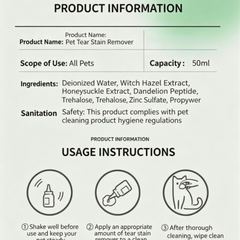 Pet Cleaning Tear Stains Lotion