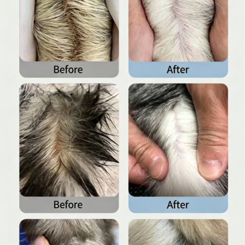 Cat Oil Tail Cleaning Bubble