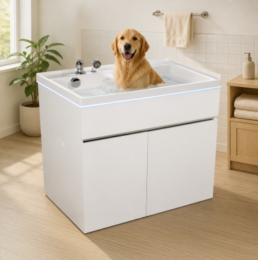 UP-MG2016 Pet Washing Station with Storage Cabinet