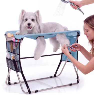 Pet Grooming Hammock with Stand