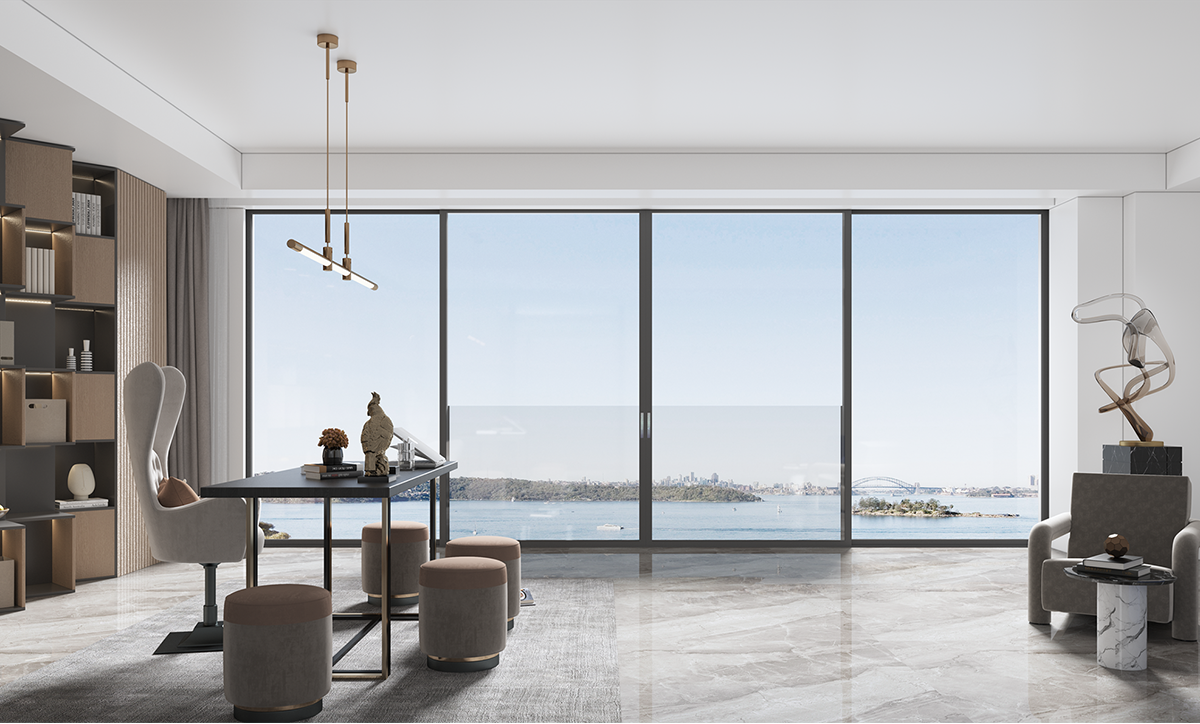 aluminium sliding french windows
