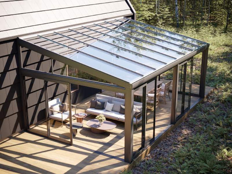 Fashionable Modern All Season Aluminum Sunroom