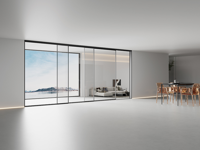 Light Luxury Aluminum Smart Sliding Door