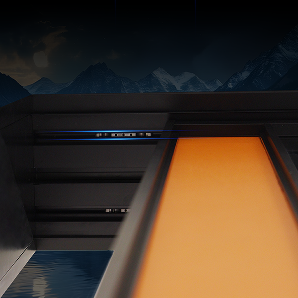 alu sliding door