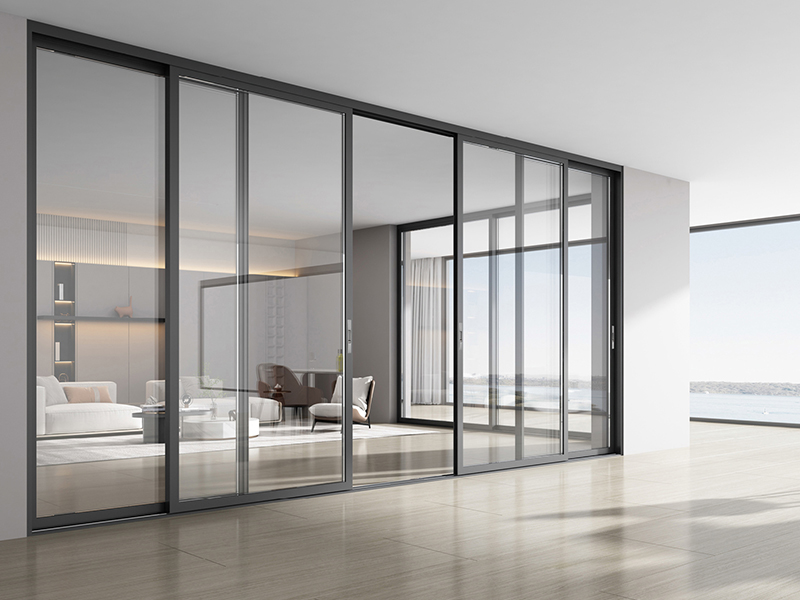 Aluminum Classic Soundproof Sliding Storm Door