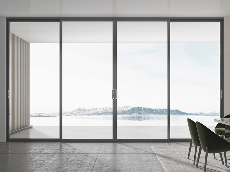 Luxury Aluminium Auto Soundproof Sliding Glass Door