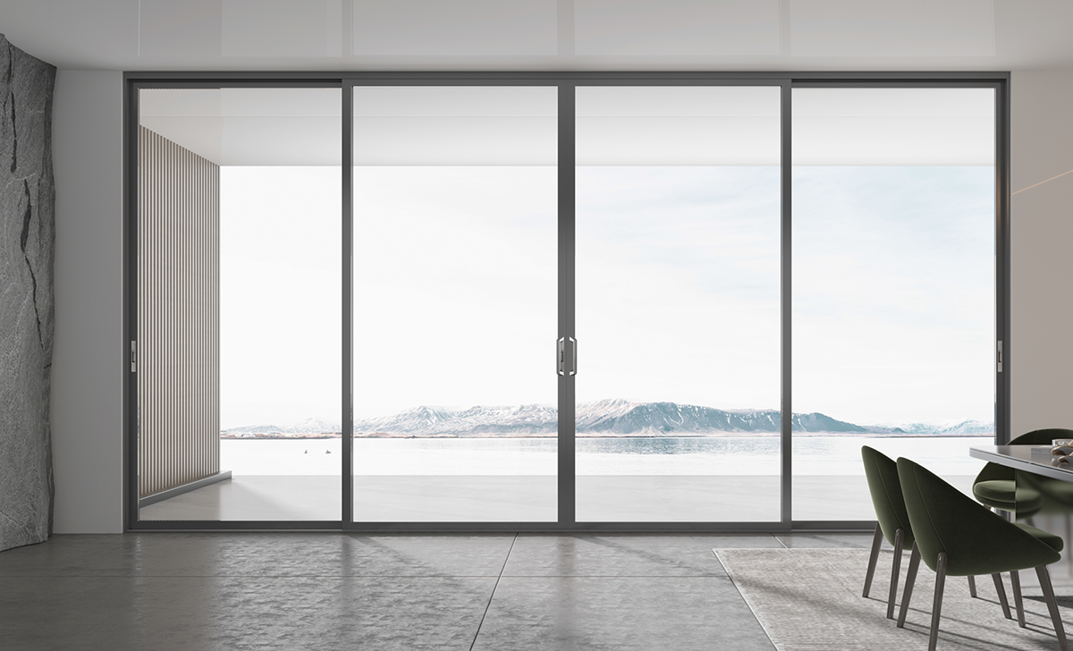 double glazed aluminium sliding doors