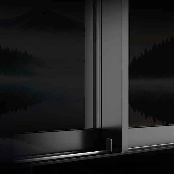 tempered glass sliding door