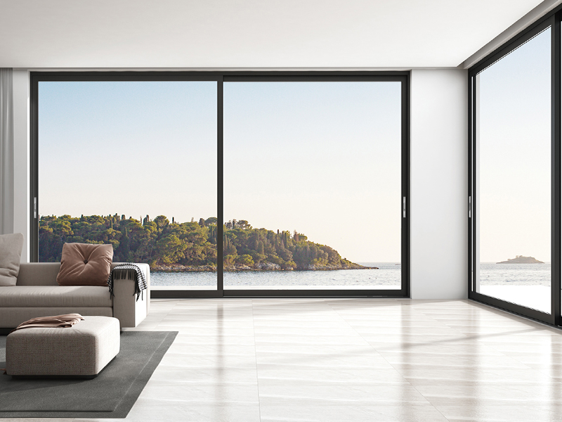 Broken Bridge Aluminium Automatic Insulated Sliding Door
