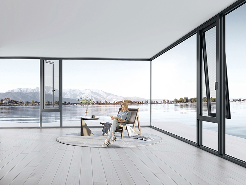 Aluminum Residential Soundproof Casement Windows