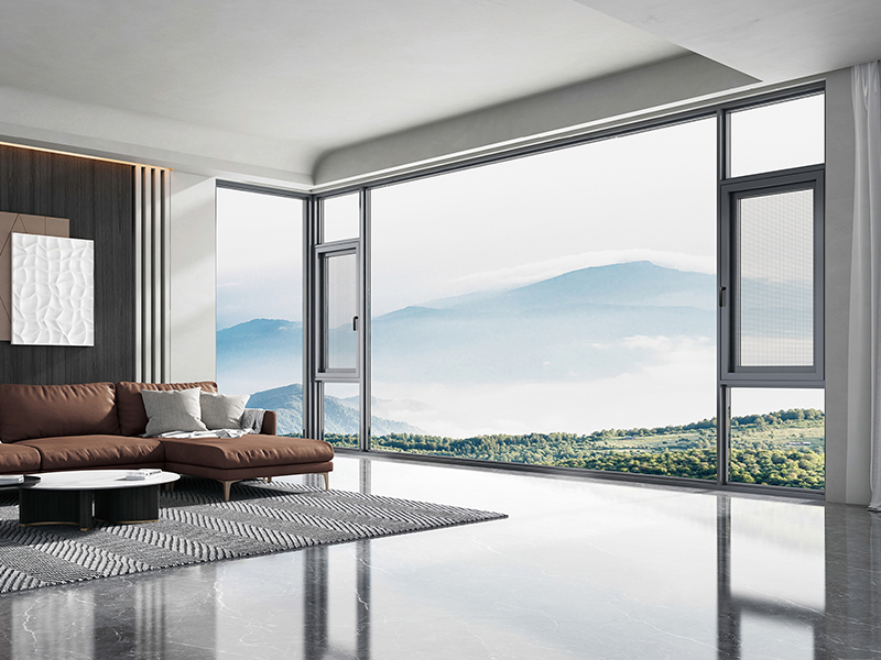High-rise Commercial Soundproof Aluminium Casement Windows