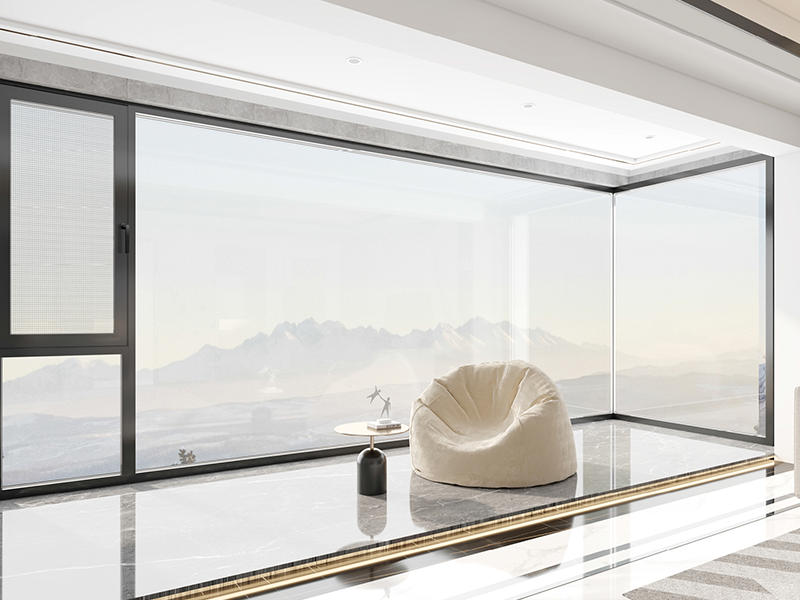 High-rise Inward Opening French Aluminium Windows