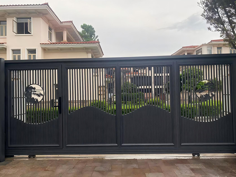 Chinese Style Aluminum Villa Courtyard Fences And Gates