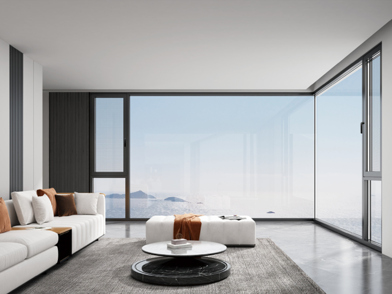 Retro Soundproof Aluminium Flush Casement Windows