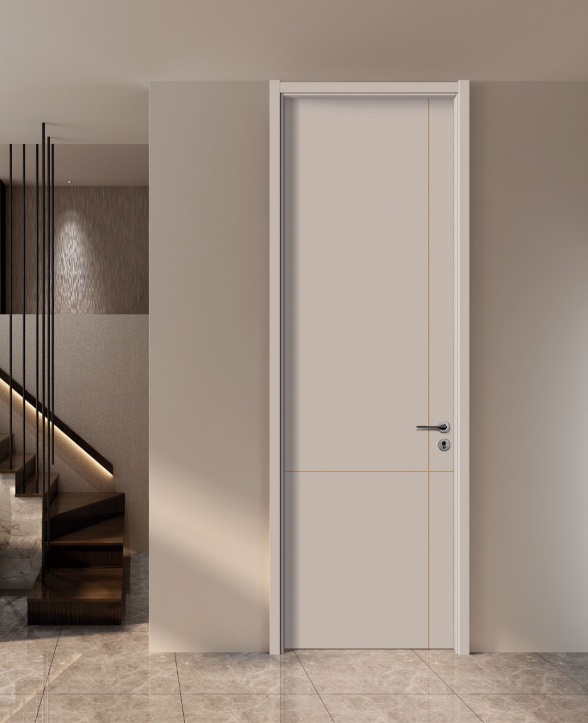 aluminum decorative strips soundproof wood doors
