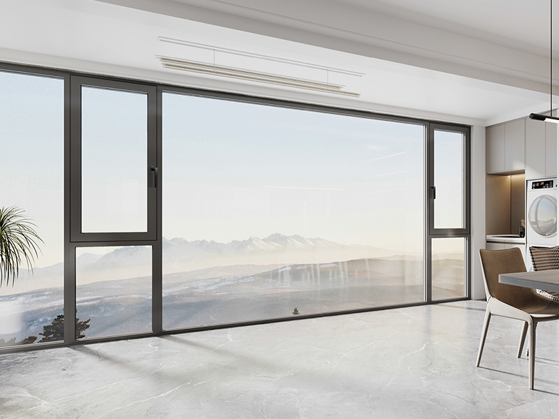 Villa Aluminium Inward Opening Windows