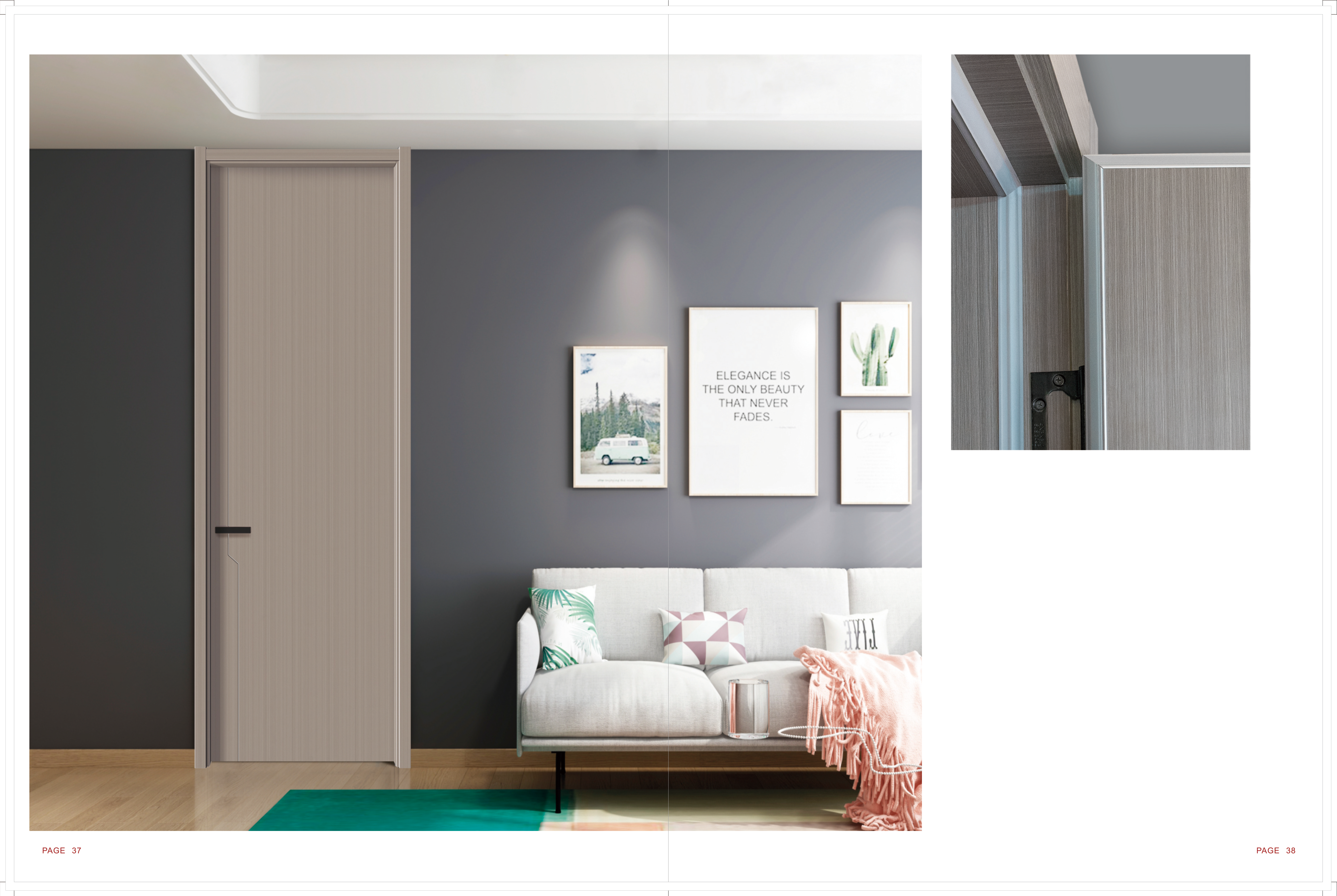 Stylish interior wood doors