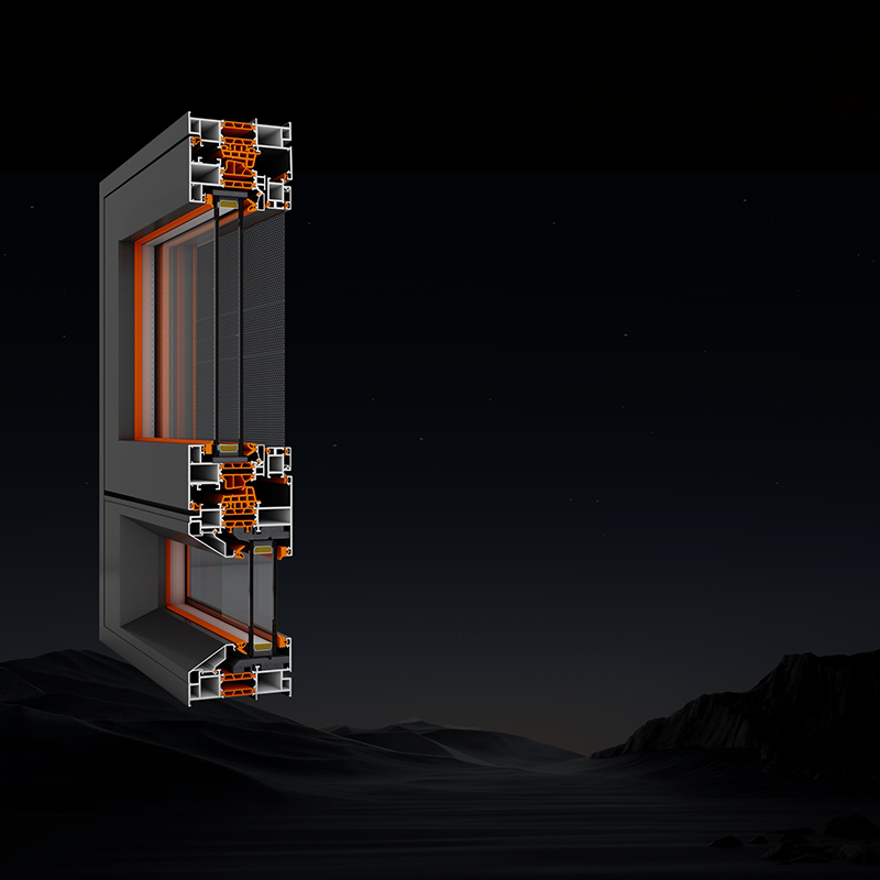 aluminium inward opening windows