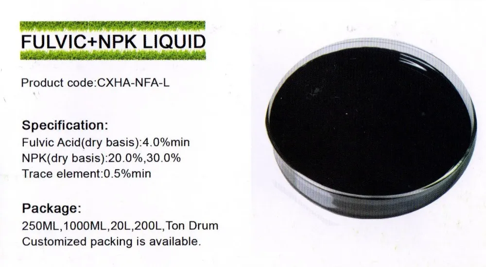 Fulvic acid food grade