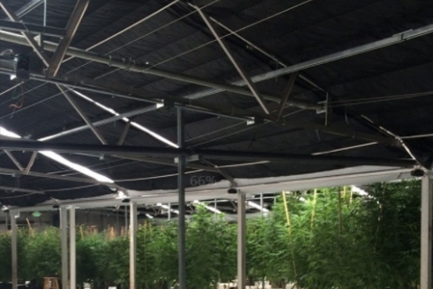 Serre à occultation avec privation de lumière